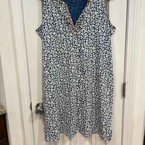 BEST SELLER Women's Lands' End Splitneck Swim Cover-Up Dress Lands' End